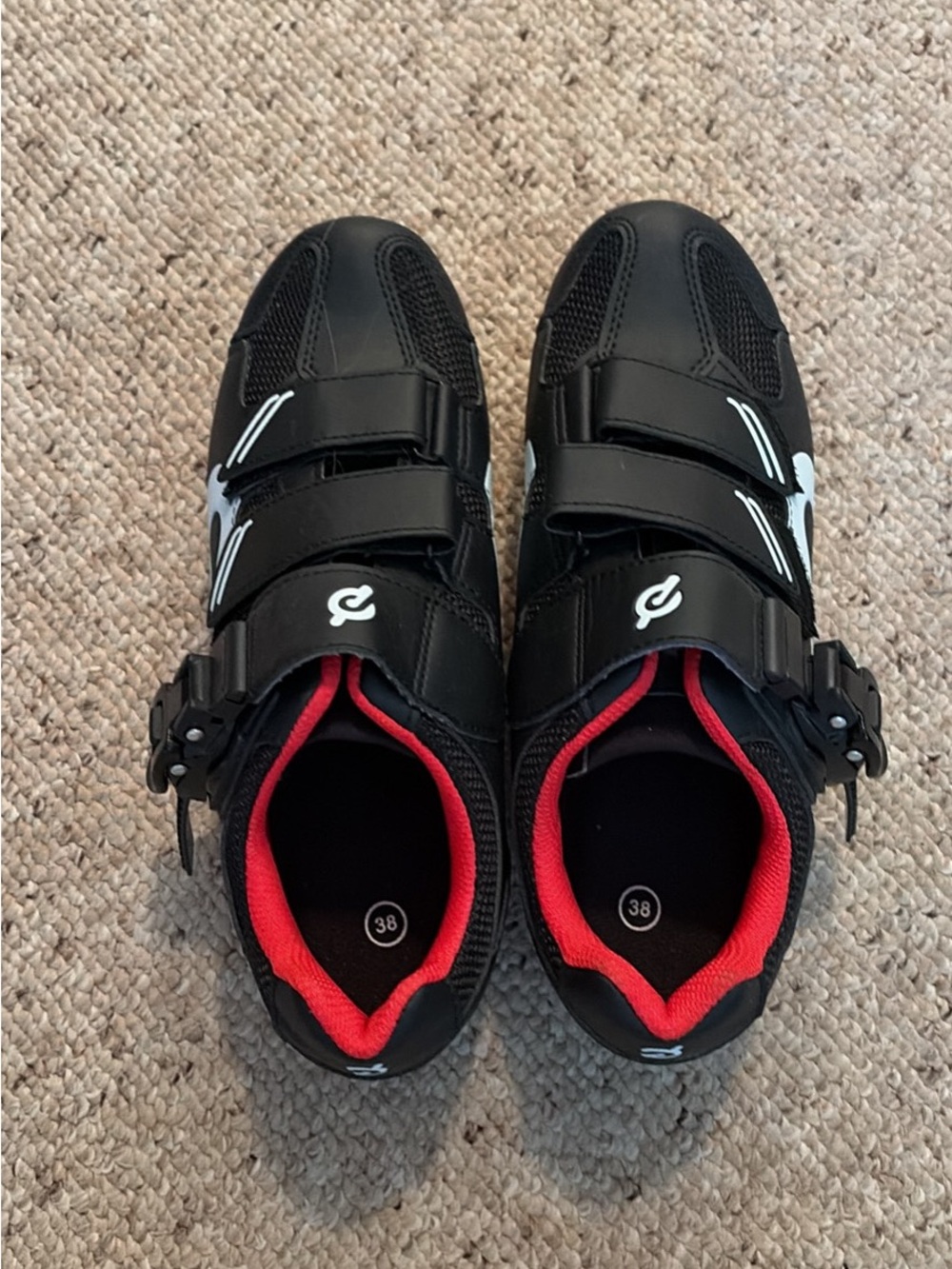 Peloton Cycling Shoes - Size 38